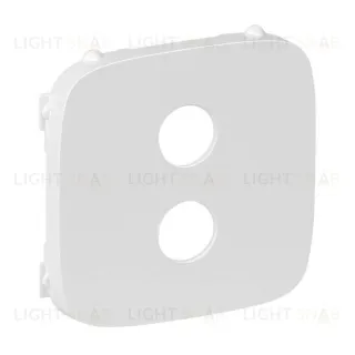 Valena ALLURE.Лицевая панель для аудиорозетки ”банан” одиночной.Белая 755285 755285