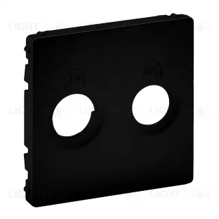 Legrand Valena LIFE. Лицевая панель для розеток TV-SAT. Антрацит 756822 756822