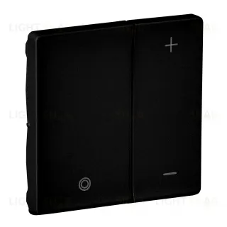 Legrand Valena LIFE. Лицевая панель для кнопочного светорегулятора. Антрацит 756892 756892