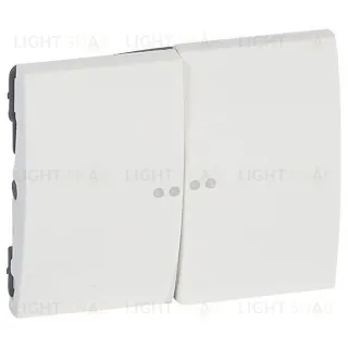 Legrand Galea Life Бел Клавиша 2-ая c точечной подсветкой 771079 771079
