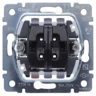 Legrand PRO 21 Мех Выключатель жалюзийный кнопочный 775814 775814