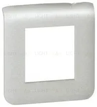 Legrand Mosaic Рамка 1-ая 2М (супп. 80251) алюминий 79302 79302