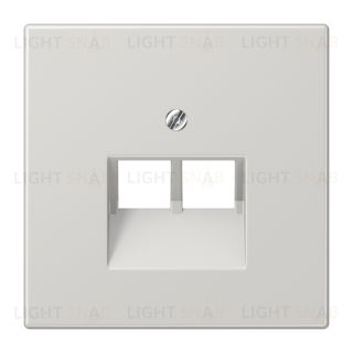 Jung LS 990 Светло-серый накладка 2-ой наклонной ТЛФ/комп розетки LS969-2UALG LS969-2UALG