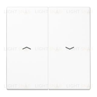 Jung LS 990 Белая клавиша 2-я жалюзийная LS995PWW LS995PWW