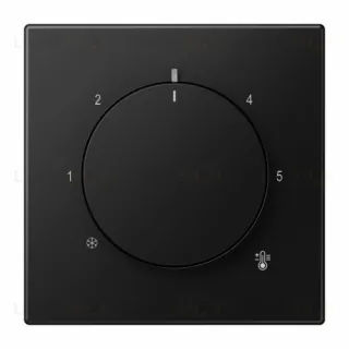 Jung LS 990 Черный накладка регулятора теплого пола LS1749BFSW LS1749BFSW