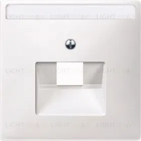 Merten SD Бел Накладка розетки ТЛФ/комп 1-ой наклонной (термопласт) MTN291819 MTN291819