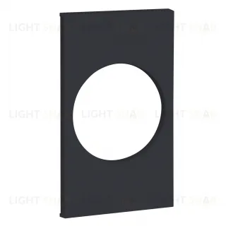 Meiton Накладка на розетку 220V с/з со шторками винтовой зажим 16A (черный матовый) AG04 AG04