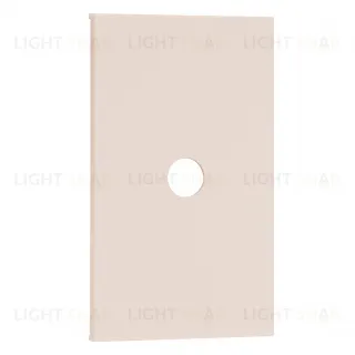 Meiton TV накладка/вывод кабеля 2-ух модульная цвет-песочный матовый AM08M2 AM08M2