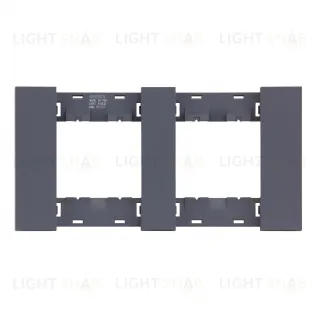 Meiton рамка 2-ая цвет-Грифель матовый AA4802M2AL AA4802M2AL