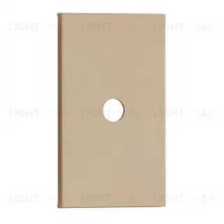 Meiton TV накладка/вывод кабеля 1 модульная цвет-шампань матовый ACH08M2 ACH08M2