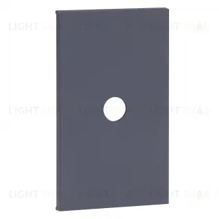 Meiton TV накладка/вывод кабеля 1 модульная цвет-Грифель матовый AL08M2 AL08M2