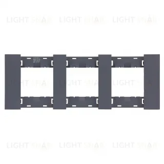 Meiton рамка 3-ая цвет-Грифель матовый AA4802M3AL AA4802M3AL