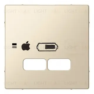 SE Merten SM Беж Накладка центральная для USB механизма 2,1А MTN4367-0344 MTN4367-0344