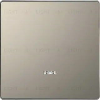 Клавиша одинарная с окошком Merten D-life никель металл MTN3320-6050 MTN3320-6050