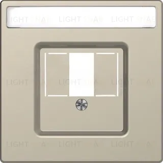 Лицевая панель TAE инофрмационных розеток Merten D-life сахара MTN4250-6033 MTN4250-6033