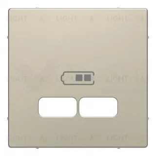 SE Merten D-Life Сахара Накладка центральная для USB механизма 2,1А MTN4367-6033 MTN4367-6033