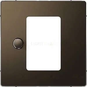 Лицевая панель сенсорного термостата Merten D-life мокко металл MTN5775-6052 MTN5775-6052