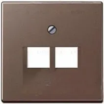 Jung A 500 Мокка Розетка ТЛФ 2-я RJ11 A569-2BFPLUAMO A569-2BFPLUAMO
