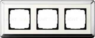 Рамка на 3 поста Gira Classix хром-кремовый 0213643 0213643
