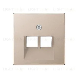 Jung A 500 Шампань накладка для модульных гнезд A569-2BFPLUACH A569-2BFPLUACH