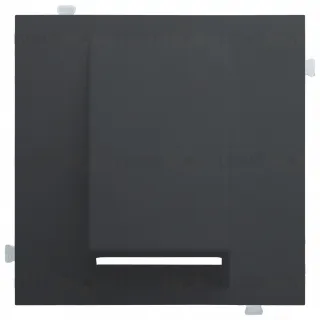 Rikett Лицевая панель для вывода кабеля черный матовый 35170 MB 35170 MB