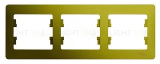 Рамка тройная Schneider Glossa фисташковый GSL001003 GSL001003