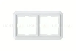 Рамка двойная Merten Antique белый глянцевый MTN483219 MTN483219