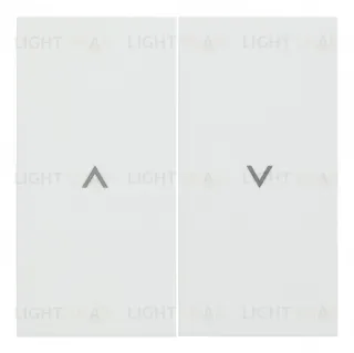 Rikett Клавиши выключателя для жалюзи белый матовый 35613 MW 35613 MW