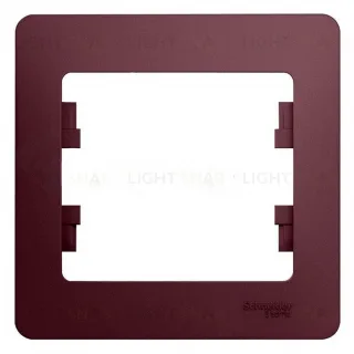 Рамка одинарная Schneider Glossa баклажановый GSL001101 GSL001101