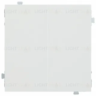 Rikett Клавиши для двухклавишного перекрестного выключателя белый матовый 35614 MW 35614 MW