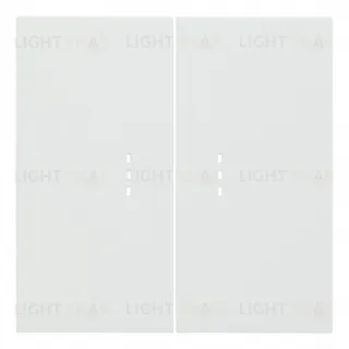 Rikett Клавиши двухклавишного выключателя с подсветкой белый матовый 35612 MW 35612 MW