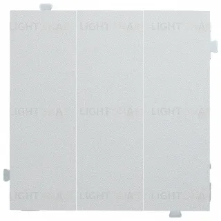 Rikett Клавиши трехклавишного выключателя серебро 35661 SV 35661 SV