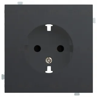 Rikett Лицевая панель для розетки 2к+з черный матовый 35632 MB 35632 MB