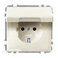 Розетка с заземлением с откидной крышкой Merten 16А/250В MTN2311-4044 MTN2311-4044
