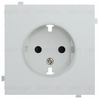 Rikett Лицевая панель для розетки 2к+з серебро 35632 SV 35632 SV