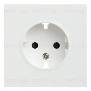 Rikett Лицевая панель для розетки 2к+з белый матовый 35632 MW 35632 MW