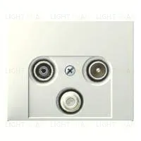 Телевизионная розетка оконечная Berker TV-SAT-FM 12017002+S4100 12017002 + S4100