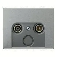 Телевизионная розетка оконечная Berker TV-FM S2900+12017024 S2900 + 12017024