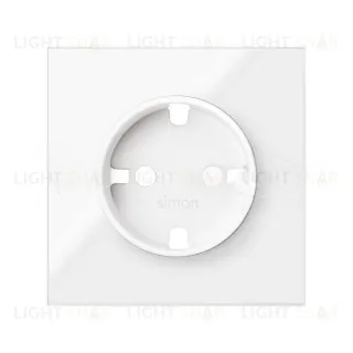 Simon 100 Белый глянец Накладка розетки Schuko 10000041-130 10000041-130