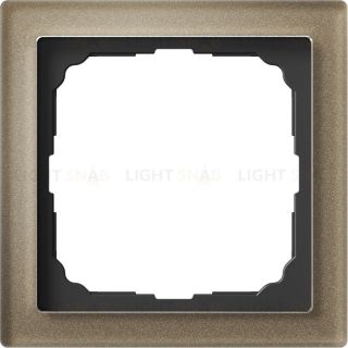 Рамка одинарная System Electric ArtGallery Pure, органическое стекло шампань GAL320501 GAL320501