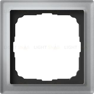 Рамка одинарная System Electric ArtGallery Pure, органическое стекло алюминий GAL320301 GAL320301