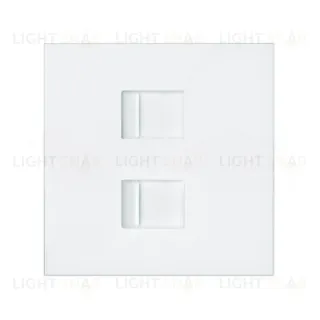 Simon 100 Белый матовый Накладка розетки 2xRJ45 10000006-230 10000006-230