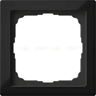 Рамка одинарная System Electric ArtGallery Pure, органическое стекло черное GAL321001 GAL321001