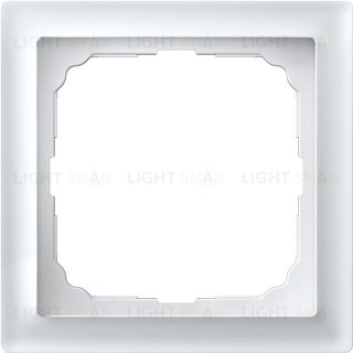 Рамка одинарная System Electric ArtGallery Pure, матовое органическое стекло белый GAL330101 GAL330101