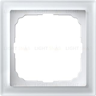 Рамка одинарная System Electric ArtGallery Pure, органическое стекло белый GAL320101 GAL320101