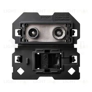 Simon 100 Розетка комбинированная R-TV+SAT одиночная + RJ45 Cat.6 10000470-039 10000470-039