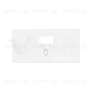 Simon 100 Белый матовый Накладка розетки USB 10001091-230 10001091-230