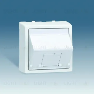 Адаптер на 1 RJ45 белый 73085-60 73085-60