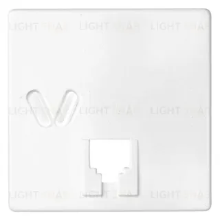 Simon S82 Concept Матовый белый, Накладка для телефонной розетки 8200062-090 8200062-090