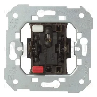 Simon 75 Мех Выключатель кнопочный с подсветкой 75160-39 75160-39